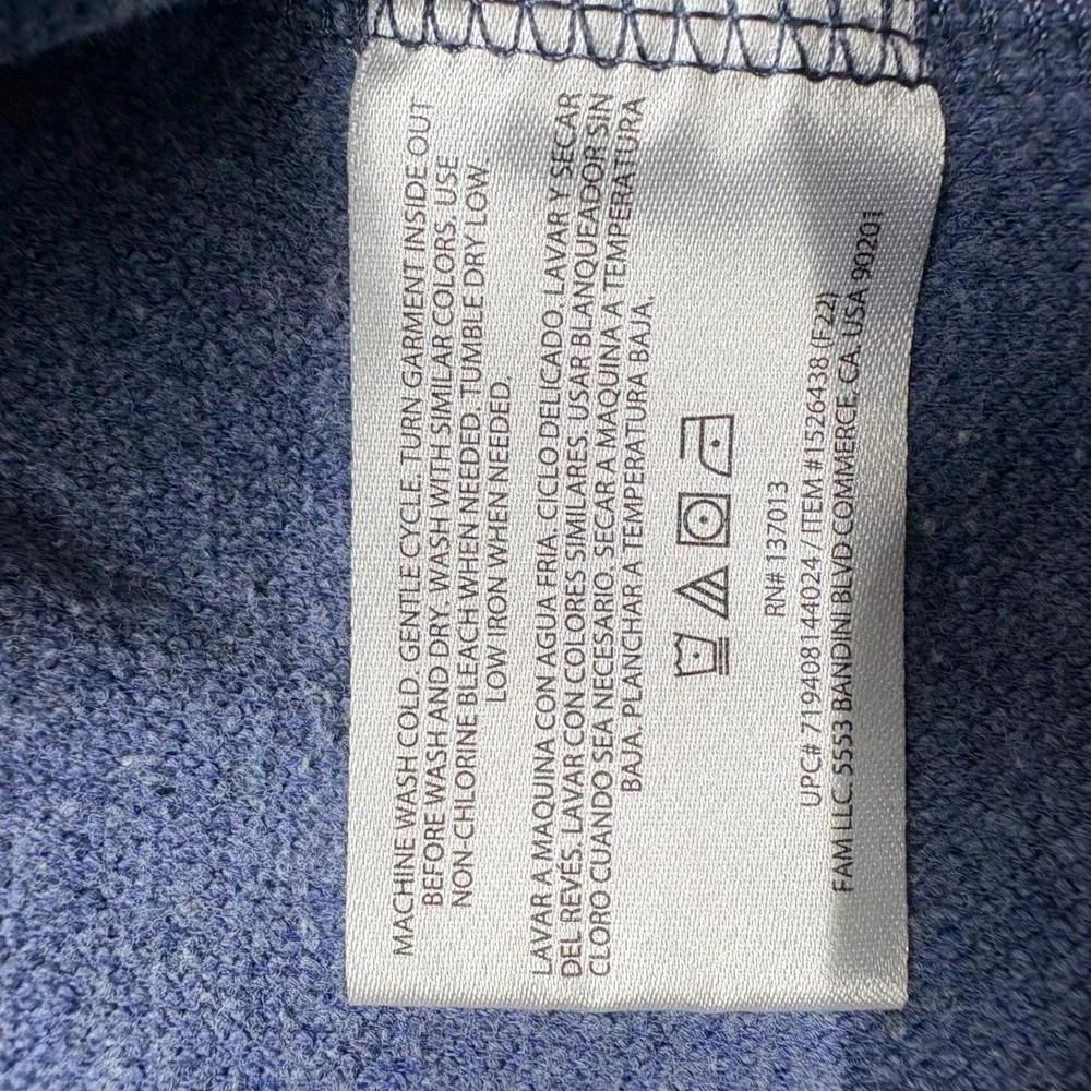 Banana Republic Sweatshirt Mens‎ M Blue Good Raglan Sleeve Crewneck Knit